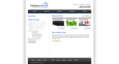 Desktop Screenshot of freedomgroups.com